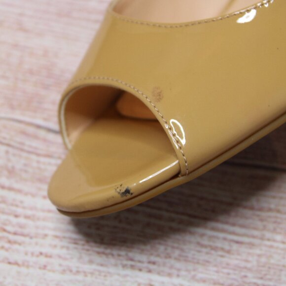 Cole Haan Nike Air Nude Peep Toe Heels - Picture 12 of 14